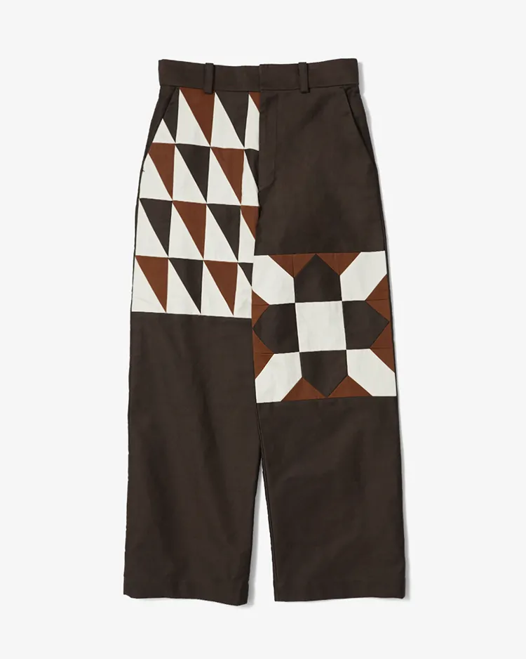 Spomenik / Straight pants 005 / BROWN