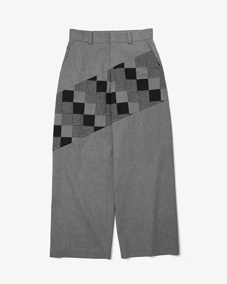 Spomenik / Wide straight pants 002 / GRAY