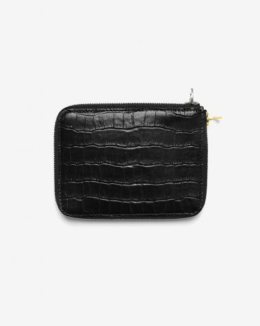  / PARALLEL - MAGIC PURSE S / BLACK(croco grain)