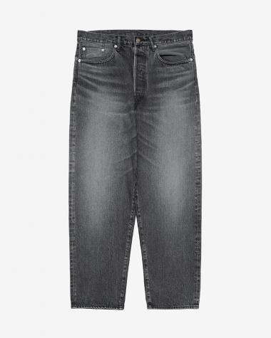 Graphpaper (MEN) / Selvage Denim Five Pocket Tapered Pants / BLACK LIGHT FADE