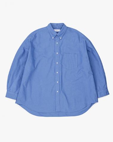 Graphpaper (MEN) / Oxford L/S Oversized B.D Shirt / SAX