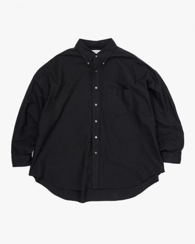 Graphpaper (MEN) / Oxford L/S Oversized B.D Shirt / BLACK