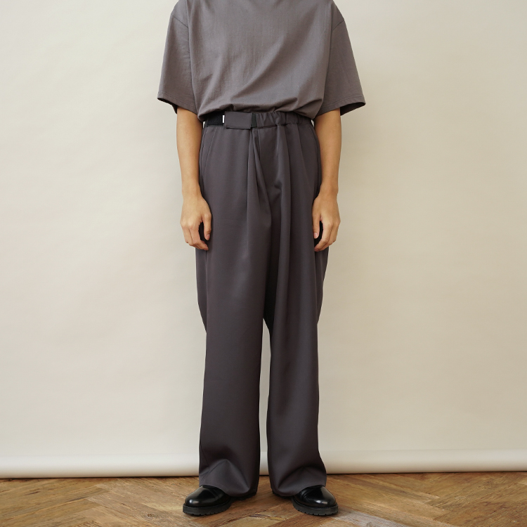 Graphpaper(グラフペーパー) / Scale Off Wool Wide Chef Pants