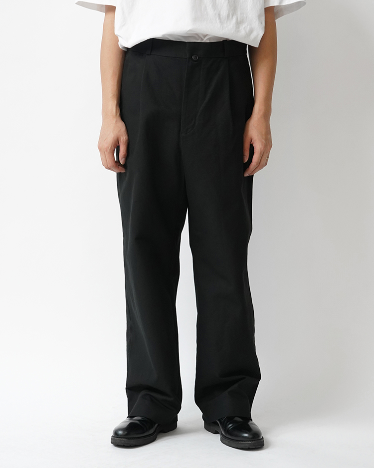 YAECA/CHINO PANTS / TUCK STRAIGHT