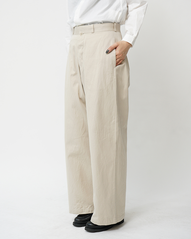 YAECA/CHINO PANTS / WIDE