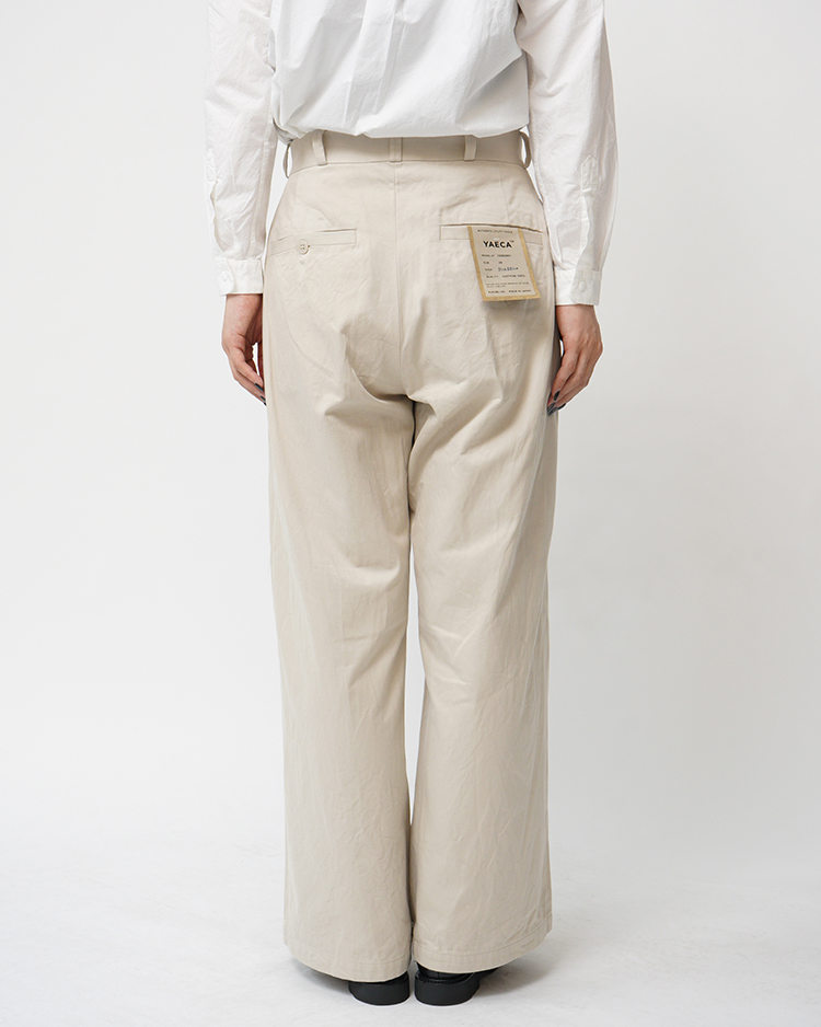 YAECA/CHINO PANTS / WIDE