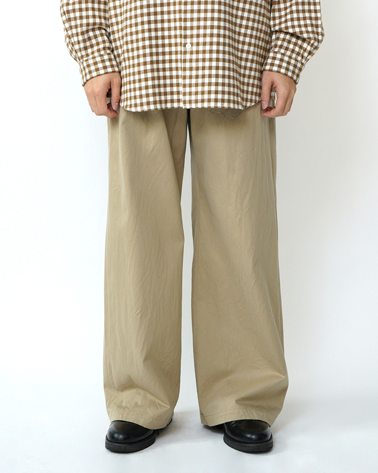 YAECA/CHINO PANTS / WIDE