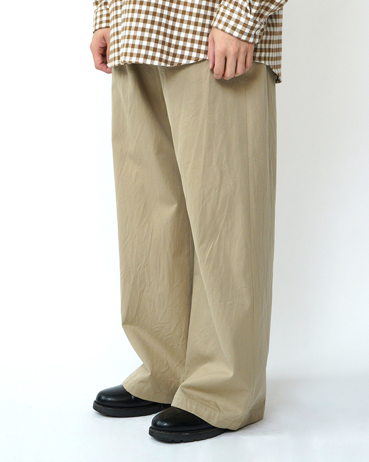 YAECA/CHINO PANTS / WIDE