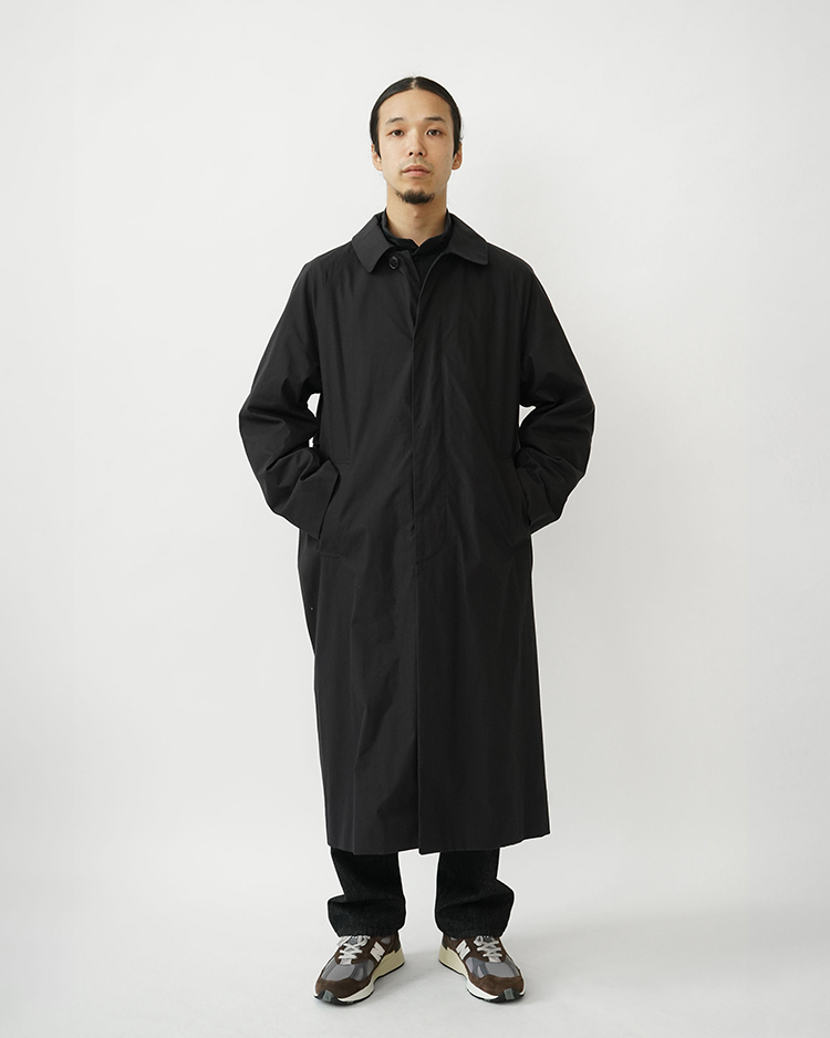 YAECA/SOUTIEN COLLAR COAT / LONG