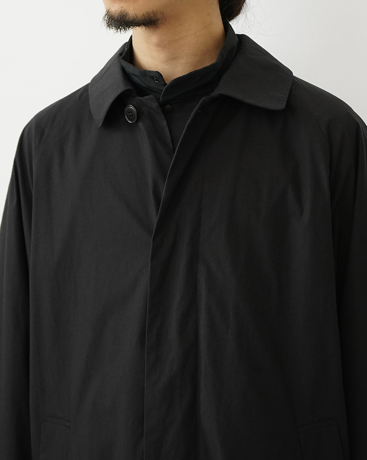 YAECA/SOUTIEN COLLAR COAT / LONG