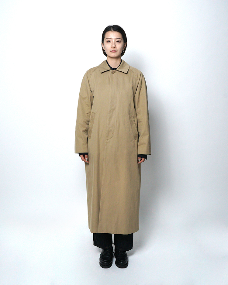 YAECA/SOUTIEN COLLAR COAT / LONG