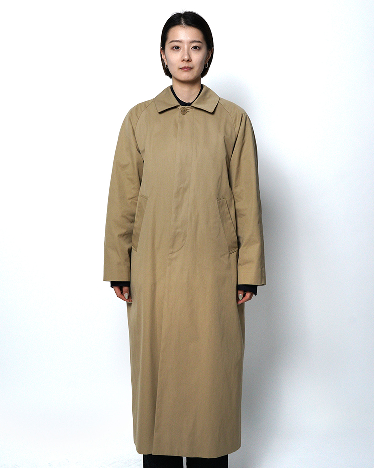 YAECA/SOUTIEN COLLAR COAT / LONG