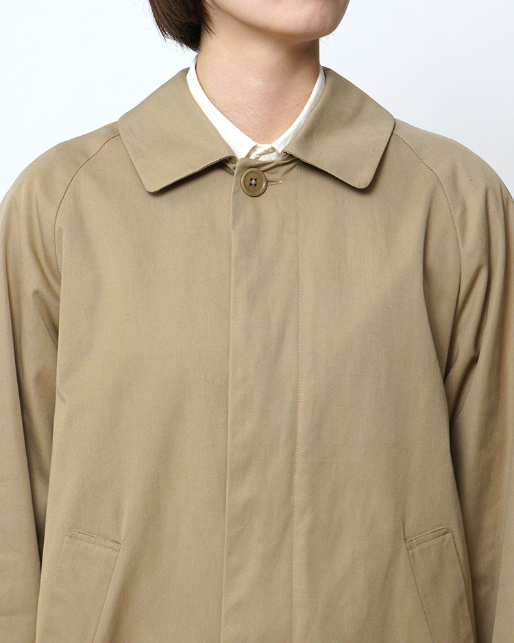 YAECA/SOUTIEN COLLAR COAT / STANDARD