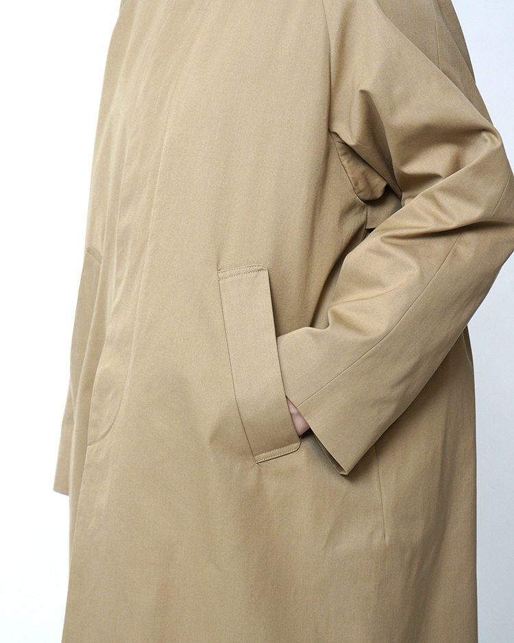 YAECA/SOUTIEN COLLAR COAT / STANDARD